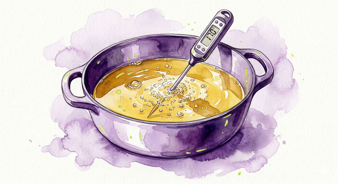 La temperatura giusta dell'olio